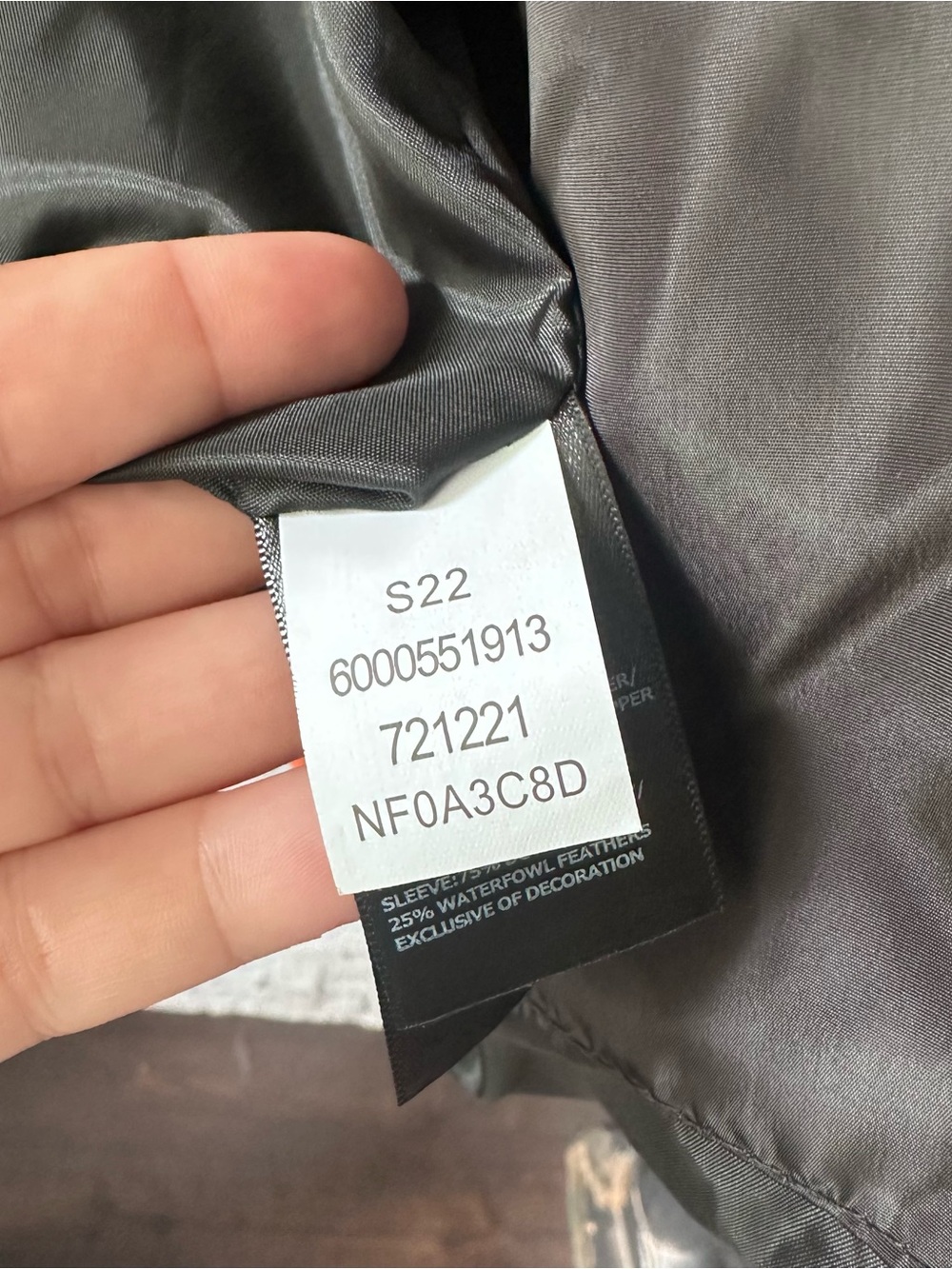 The North Face Orange and Black Retro 700 Down Fill Nuptse Puffer Jacket Size M - Picture 8 of 12